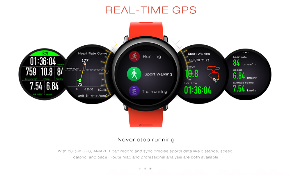 Xiaomi Huami Amazfit - chytré hodinky s GPS-1